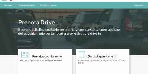 Roma, tamponi drive-in: ecco la piattaforma per prenotare online. Già 1.200 richieste