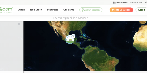 ho.Mobile pianta 1500 alberi in sei Paesi per assorbire la CO2 emessa dal trasporto delle SIM