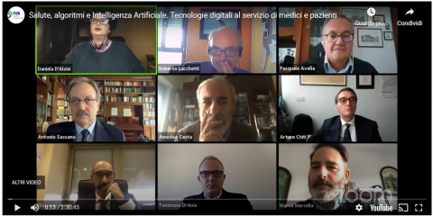 ‘Salute, Algoritmi e Intelligenza Artificiale’: tra Recovery Fund e frequenze in ospedale al Fubinar della FUB