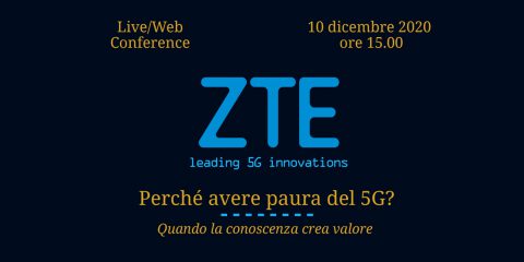 “Perché avere paura del 5G? Quando la conoscenza crea valore”. Partecipa il 10 dicembre alla Live Conference