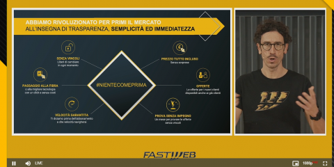 NeXXt Generation 2025, Calcagno (Fastweb): ‘In cinque anni copriremo tutto il Paese a un Giga’