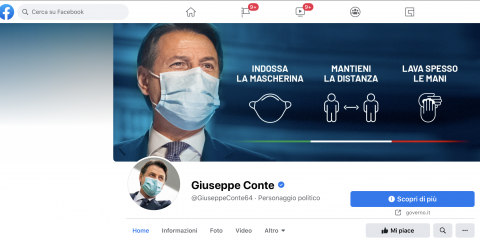 Conte, hackerata la pagina Facebook? Tra le storie spunta ‘Renzi a casa’