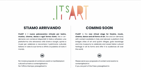 ItsArt, la Netflix italiana della Cultura. C’è la pagina web ma è ‘quasi’ anonima