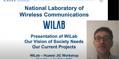 WiLab-Huawei JIC Workshop on ‘Intelligent IoT for 6G’. Intervento video di Roberto Verdone (WiLab, CNIT)