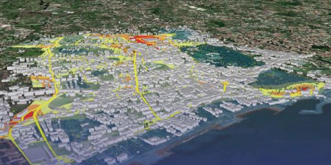 “Nasi IoT” a caccia di smog in città. L’inquinamento si vede nelle mappe 3D