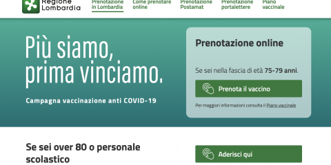 Vaccini Lombardia, ecco il sito per prenotarsi con la piattaforma di Poste italiane.  Ascolta il podcast fatto con l’IA