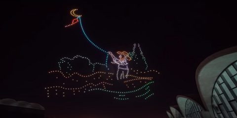 Cina: 600 droni dipingono quadri di Van Gogh nel cielo notturno (il video)