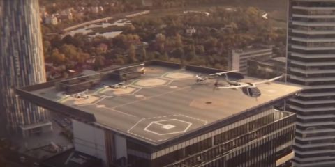 Aereo elettrico a decollo verticale, il progetto di Elon Musk (Video)