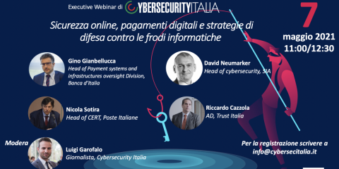 “Pagamenti digitali e strategie di difesa contro le frodi informatiche”. Il webinar il 7 maggio