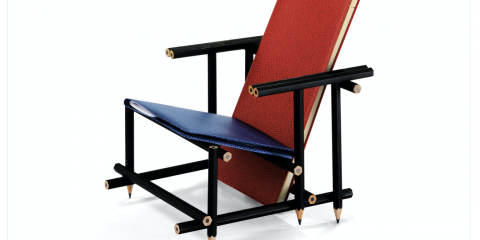 Il 24 giugno 1888 nasce Gerrit Thomas Rietveld designer della sedia rossa e blu