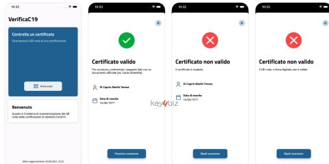 Green pass: VerificaC19 è l’app ufficiale per le verifiche