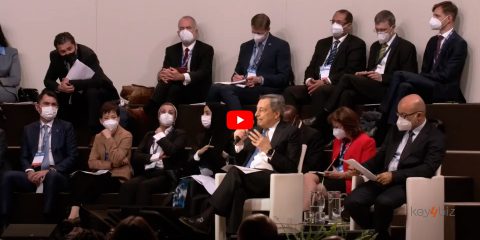 Draghi risponde a Greta Thunberg: “Bla bla bla? Avete ragione. Ora leader convinti ad agire su clima”