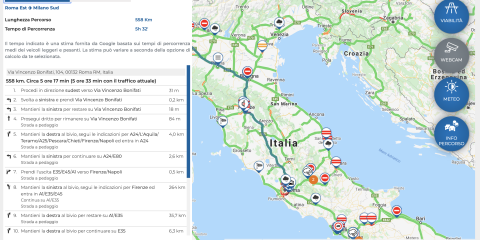 Quando viaggiare in Autostrada per evitare cantieri programmati, lo consiglierà l’app per il cashback del pedaggio