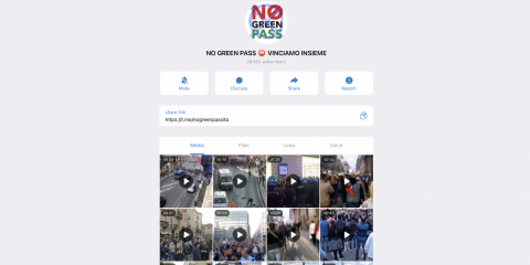 Forza Nuova, sito sequestrato. Ma è Telegram il principale megafono del movimento e ‘No green pass’