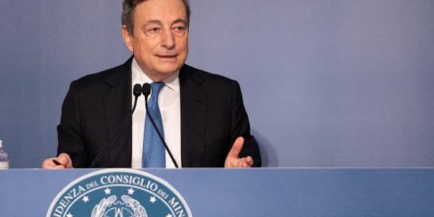 TIM? Draghi: “Futuro in mano ad azionisti ma anche al governo”