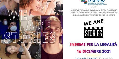 FAPAV presenta la nuova campagna “We Are Stories”, per dare voce alle storie dei giovani talenti