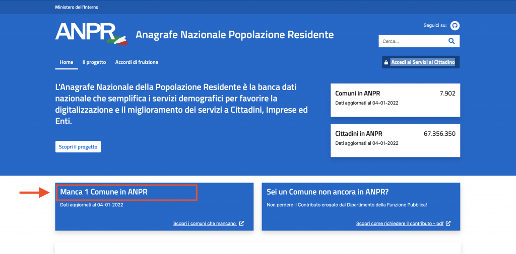 ANPR_anagrafe nazionale residente digitale