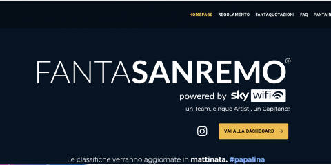 FantaSanremo powered by Sky Wifi conquista gli appassionati del Festival