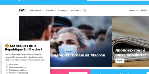 Francia, presidenziali 2022: tutti reclamano la sovranità dei dati, ma i siti web dei partiti violano il GDPR