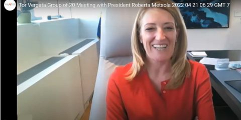 Per R. Metsola (Presidente UE): ‘La questione energetica non è più economica e climatica ma di sicurezza’