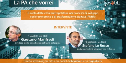 Città metropolitane e PNRR, l’11 maggio alle 14:30 intervista al sindaco di Napoli Gaetano Manfredi (rinviata)