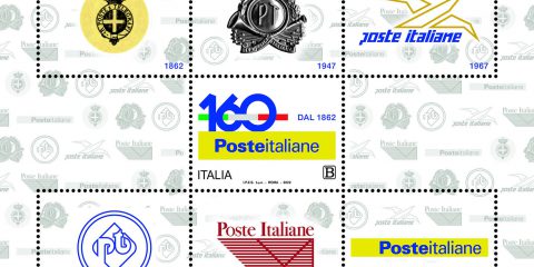 160 anni di Poste italiane, il francobollo commemorativo
