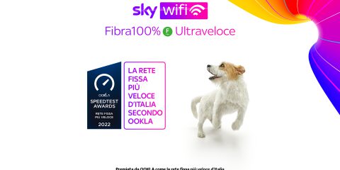Sky WiFi, rete fissa più veloce d’Italia per Ookla nel primo semestre 2022