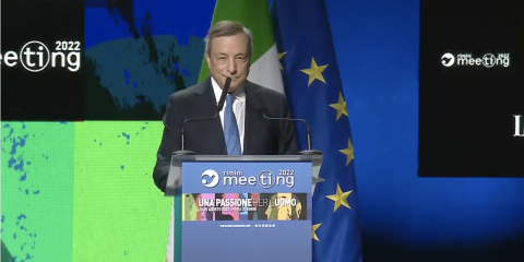 Draghi: “Da autunno 2024 Italia indipendente da Mosca se si realizzano due nuovi rigassificatori”