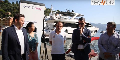 Enel X Way a Portofino per la nautica elettrica a zero emissioni (video)