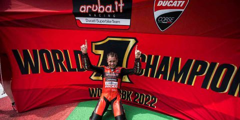 Motociclismo italiano sul tetto del mondo con Aruba e Ducati