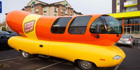 Wienermobile, i würstel su strada