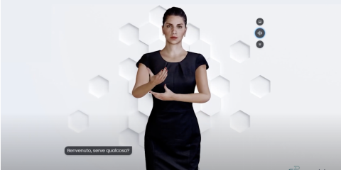 Intelligenza artificiale, il primo avatar (made in Italy) a comunicare in LIS. Il video