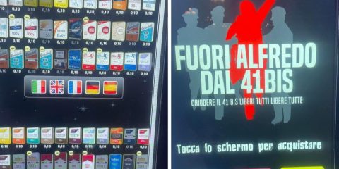 Cyber attacchi degli anarchici ‘pro Cospito’ ai distributori sigarette: prezzi a 10 centesimi