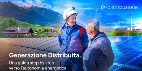 E-Distribuzione, 27 marzo webinar “Generazione distribuita: una guida step by step verso l’autonomia energetica”