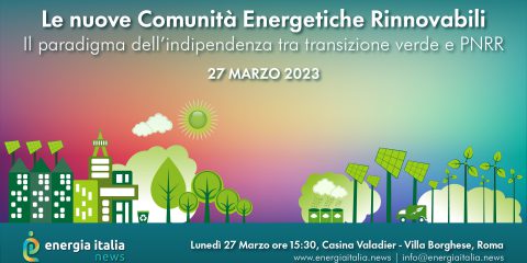 Save the date. Partecipa all’evento “Le nuove Comunità Energetiche Rinnovabili”