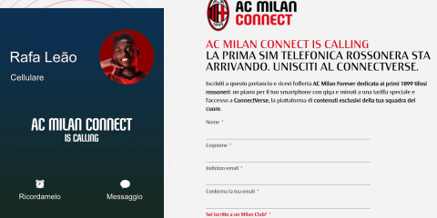 Il Milan diventa operatore Tlc e vende la sua sim ai tifosi rossoneri