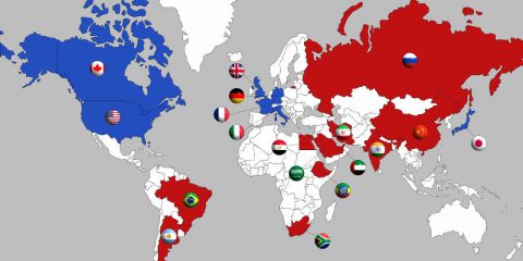 PIL in crescita del +189% per i BRICS e del +50% per i Paesi del G7 entro il 2050