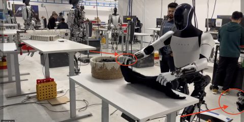 Il robot umanoide di Tesla non piega la maglietta in modo autonomo, ma replica i movimenti di un umano. Elon Musk smascherato