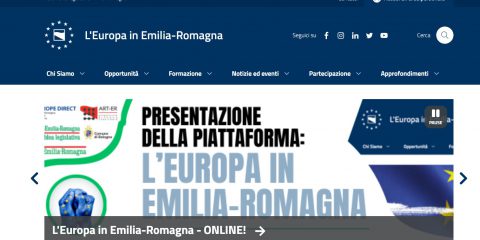 Online la piattaforma “L’Europa in Emilia-Romagna”