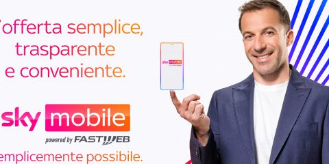 Sky Mobile powered by Fastweb, nuova campagna con Alessandro Del Piero