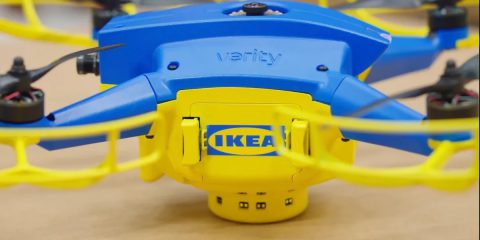 Droni in servizio all’Ikea, ora anche durante l’orario di apertura (video)