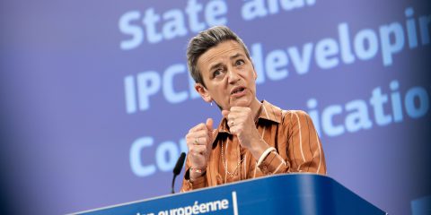 Consolidamento Tlc, Vestager: nessun allentamento delle regole Ue