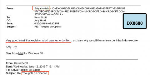 Microsoft, ecco l’email di Nadella del 2019 quando decise di investire 13 miliardi in OpenAI