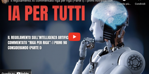 AI Act, il Regolamento commentato riga per riga  dal prof. Giovanni Ziccardi (Parte I)