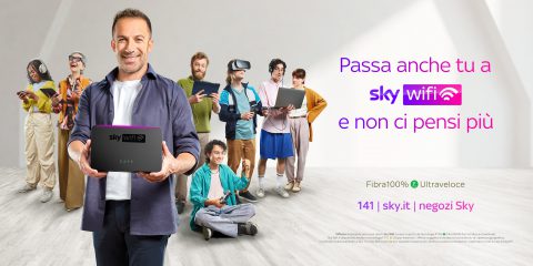 Alessandro Del Piero protagonista della nuova campagna di comunicazione di Sky Wifi