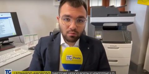Poste Italiane, a Ventotene il più giovane direttore di ufficio postale d’Italia (video)