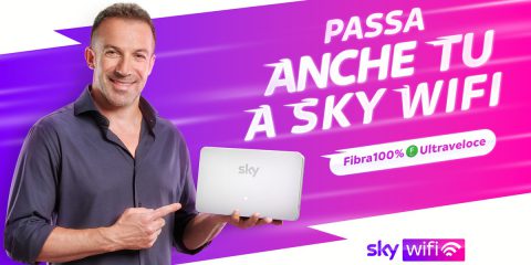La velocità di Sky Wifi al centro della nuova campagna di comunicazione, lo spot con Alessandro Del Piero (video)