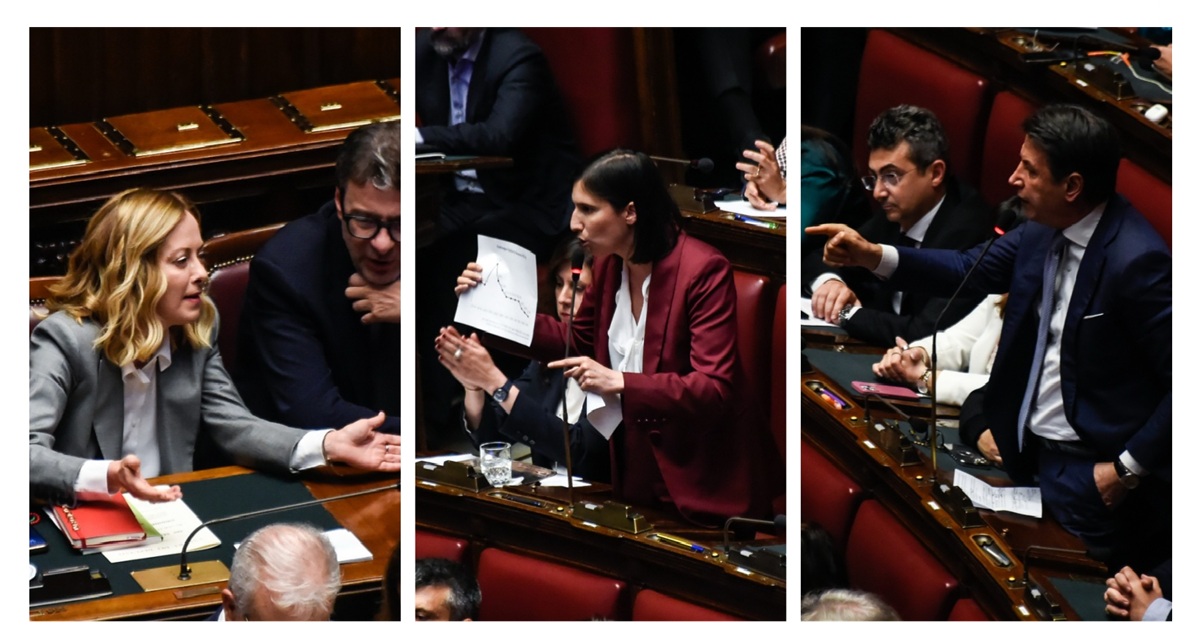 La Giornata Parlamentare. Ieri il duello Meloni-Conte-Schlein, oggi al Senato il decreto cittadinanza