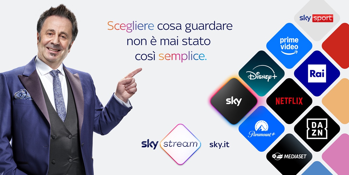 Mago Forest testimonial della nuova campagna di Sky Stream (video)