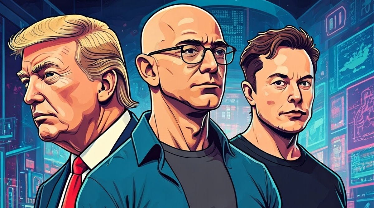 Trump sposta il mirino dalla Luna a Marte, un assist per SpaceX di Musk. Uno sgambetto a Blue Origin di Bezos?